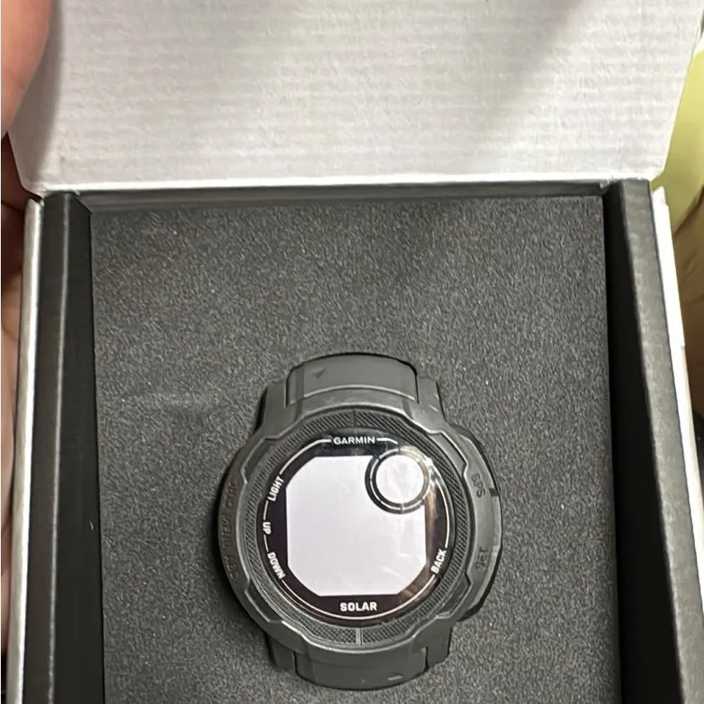 Garmin Solar-Enabled Black Smartwatch Case